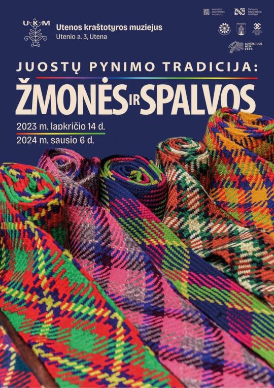 2023 m. lapkričio 14 d.–2024 m. sausio 6 d. Utenos kraštotyros muziejuje eksponuojama paroda „Juostų pynimo tradicija: žmonės ir spalvos“