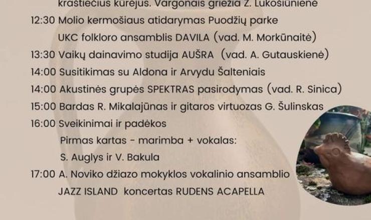 2024 m. rugsėjo 7 d. „Molio kermošius“ Leliūnuose