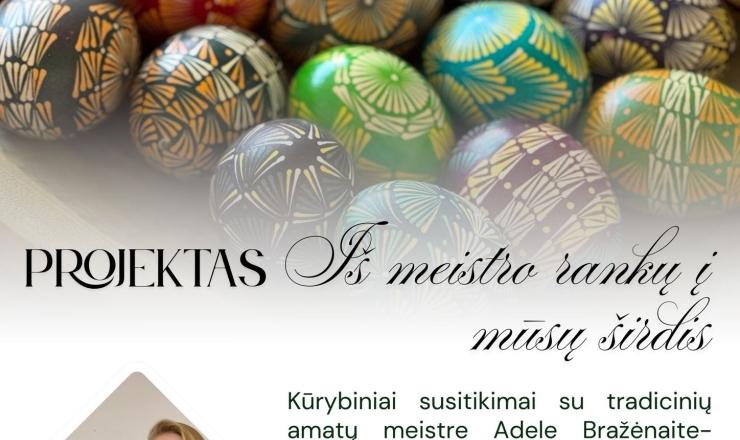 2025 m. balandžio 11 d. 16 val., 12 d. 10 val. Utenos kraštotyros muziejuje vyks kūrybiniai užsiėmimai