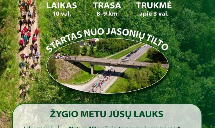 Jasonių kaimo bendruomenė bendradarbiaudama su Utenos kraštotyros muziejumi kviečia į žygį