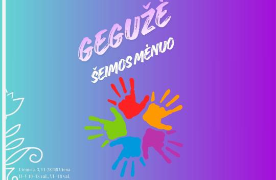 Gegužė – šeimos mėnuo