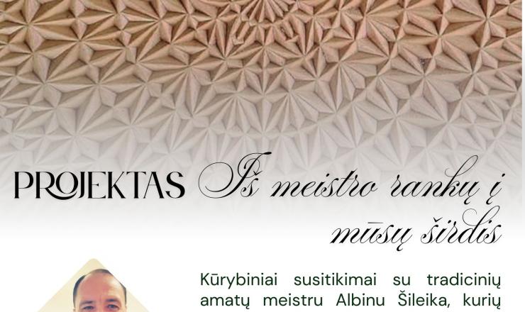 2025 m. gegužės 17 d. 14 val. Utenos kraštotyros muziejuje vyks kūrybiniai užsiėmimai